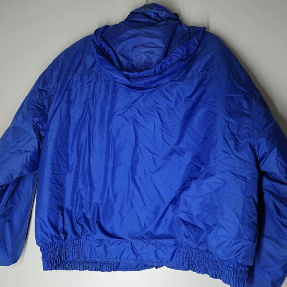 Vintage NASCAR Rusty Wallace Penske Racing #2 Jacket Puffer Adult XL Blue - Picture 6 of 8